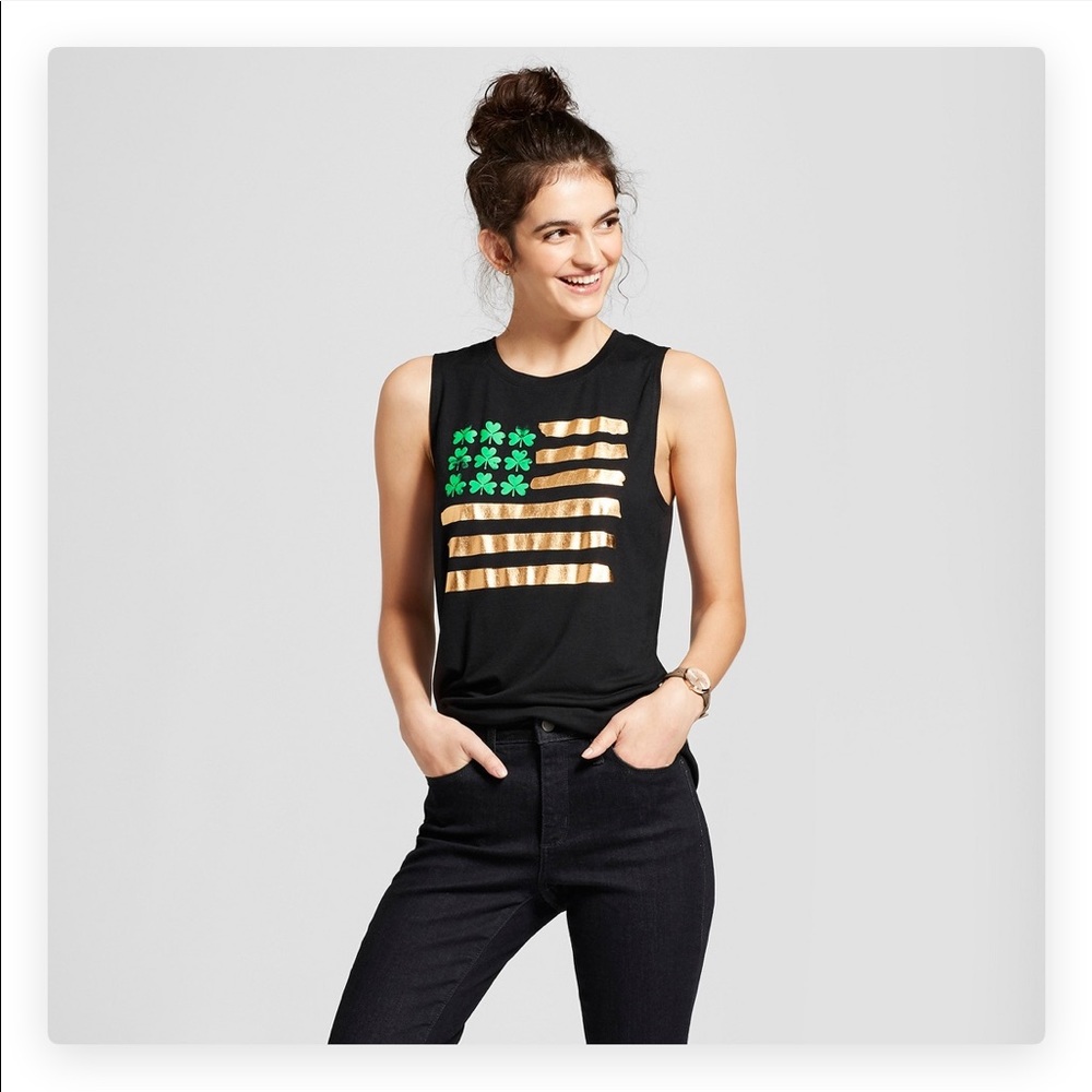 St. Patty’s Day women’s muscle tee